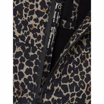 NAME IT Vinterjakke SNOW10 Leopard Black